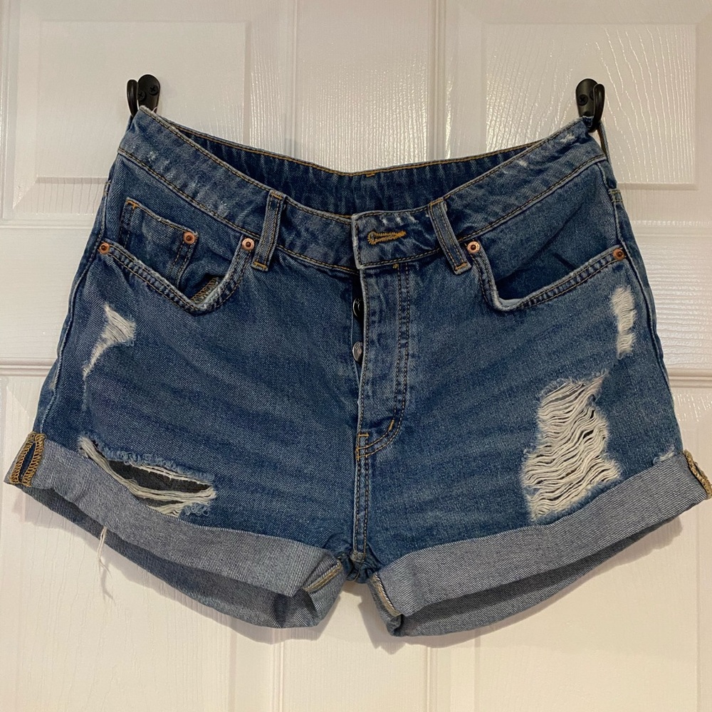 H&M High Rise Jean Shorts